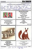 Nada Zéro : page 2. Geha,  Antonio Gomez, P.W Kaufmann. Timbres d'artistes.