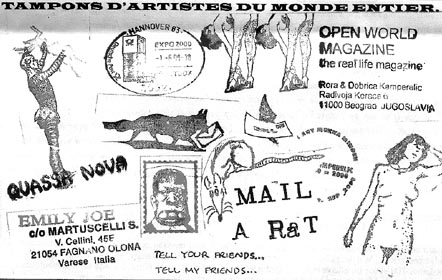 Tampons d'artistes du monde entier
