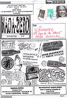 Nada Zéro : page 4. Tampons d'artistes