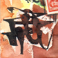 Christian Alle, 8 x 8 cm, 2001