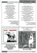 page 3, Clemente Padin, Simon Baudhuin, poème, italien