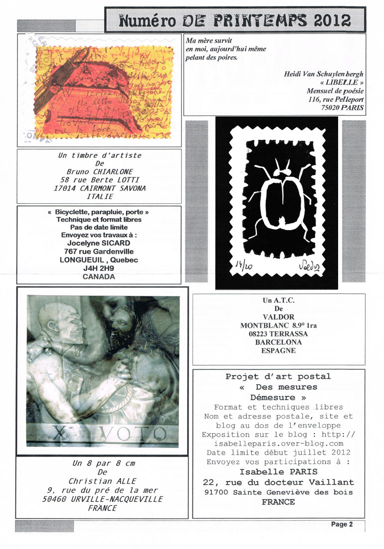 Art postal : Nada Zro page 02