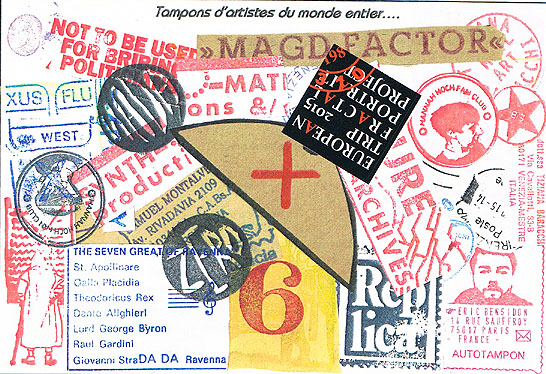 tampons d'artistes du monde